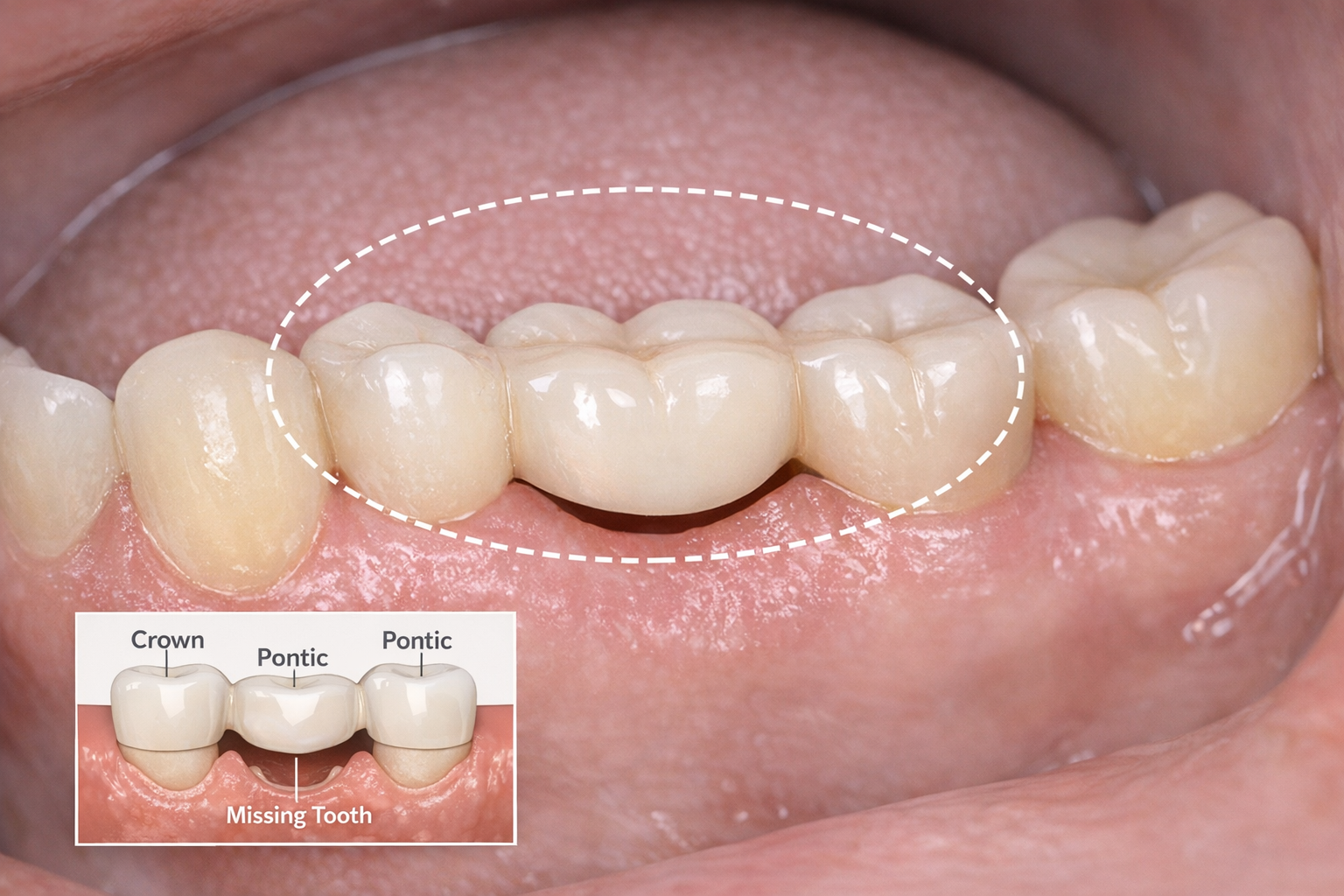Dental bridge purnia -rctinpurnia